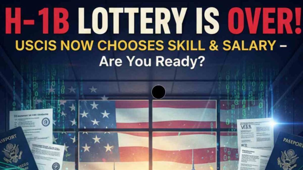 H-1B Visa Shockwave: USCIS Ends the Lottery and Puts Talent & Salary First – What It Means for You